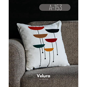 Dekoratif Kırlent & Pinterest Kırlent & Keten Kumaş - Nakış İşleme & A153