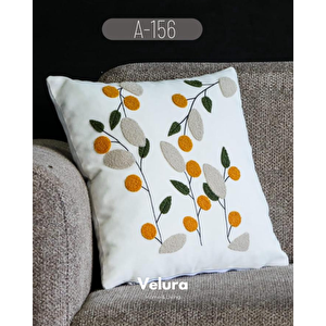 Dekoratif Kırlent & Pinterest Kırlent & Keten Kumaş - Nakış İşleme & A156