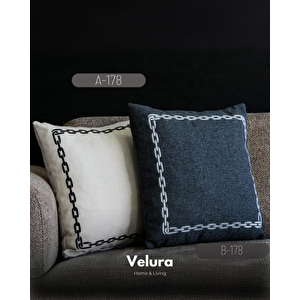 Dekoratif Kırlent & Pinterest Kırlent & Keten Kumaş - Nakış İşleme & A178-b178
