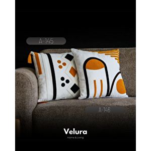 Dekoratif Kırlent & Pinterest Kırlent & Keten Kumaş - Nakış İşleme & A145-a146