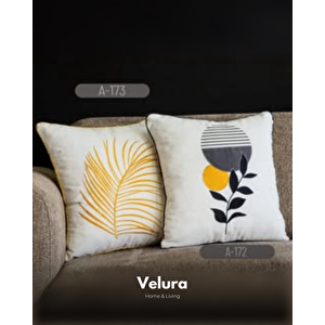Dekoratif Kırlent & Pinterest Kırlent & Keten Kumaş - Nakış İşleme & A172-a173