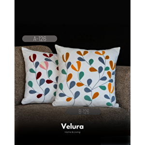 Dekoratif Kırlent & Pinterest Kırlent & Keten Kumaş - Nakış İşleme & A126-b126