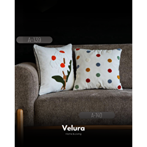 Dekoratif Kırlent & Pinterest Kırlent & Keten Kumaş - Nakış İşleme & A139-a140