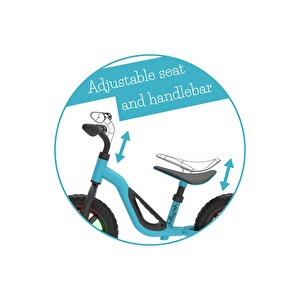 Chillafish Charlie Glow- Denge Bisikleti - Işıklı(10 Inç) - Sky