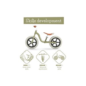 Chillafish Charlie Lux- Denge Bisikleti - (12 Inç) - Olive
