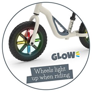Chillafish Charlie Glow- Denge Bisikleti - Işıklı(10 Inç) - Bej