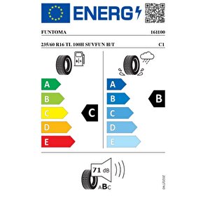 Funtoma 235/60 R16 Tl 100h Suvfun H/t Suv Yaz Lastiği (üretim Tarihi:2024)