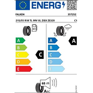 215/55 R18 Tl 99v Xl Ziex Ze320 Yaz Lastiği (üretim Tarihi:2025)