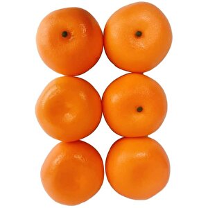Yapay Mandali̇na 6 Lı Paket  Yapay Meyve