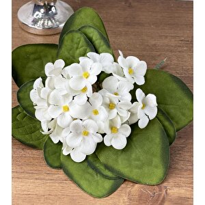 3lü Set Yapay Çiçek Kadife Menekşe Gerçekçi Doku
