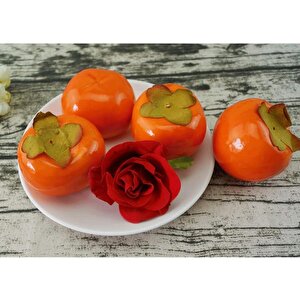 Yapay Meyve Cennet Hurması Fruit Tropik Meyve 12*7cm 1adet
