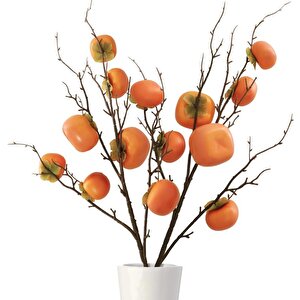 Yapay Meyve Cennet Hurması Fruit Tropik Meyve 12*7cm 1adet