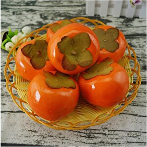 Yapay Meyve Cennet Hurması Fruit Tropik Meyve 12*7cm 1adet