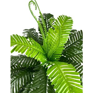 Yapay Çiçek Cycas Aşk Merdiveni Eğrelti Otu Sıkas Bitkisi 24 Yaprak 45*60 Cm Yapay Bitki