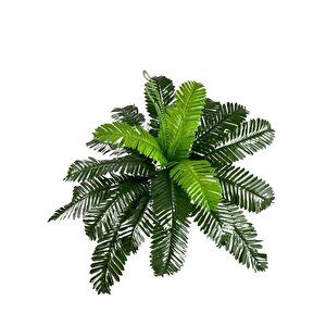 Yapay Çiçek Cycas Aşk Merdiveni Eğrelti Otu Sıkas Bitkisi 24 Yaprak 45*60 Cm Yapay Bitki