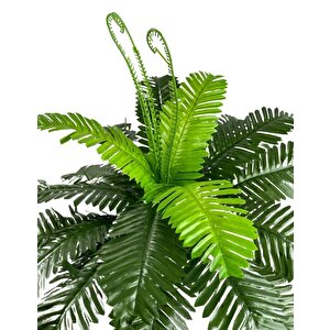 Yapay Çiçek Cycas Aşk Merdiveni Eğrelti Otu Sıkas Bitkisi 24 Yaprak 45*60 Cm Yapay Bitki
