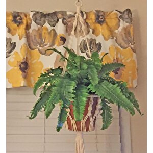 Yapay Çiçek Cycas Aşk Merdiveni Eğrelti Otu Sıkas Bitkisi 24 Yaprak 45*60 Cm Yapay Bitki