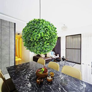 Yapay Çiçek Şimşir Top 36 Cm Yeşil Top