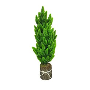 Yapay Çiçek Kütük Saksıda Çam Ağacı 50cm