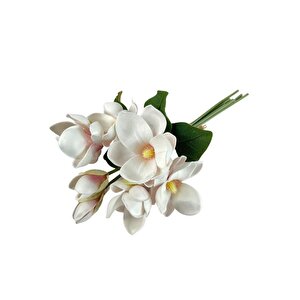 Yapay Çiçek Manolya Letex Eva Magnolia 33cm Pudra Pembe