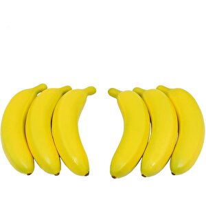 Yapay Muz 6lı Paket Aşırı Doğal 1. Kalite Yapay Meyve