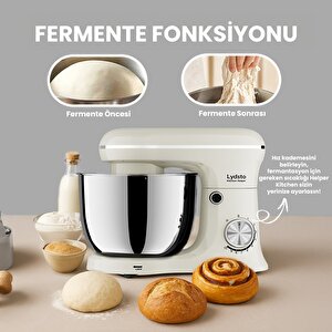 Kitchen Helper Pv-4700 1500w-5.2 Litre -10 Kademe Hız Ayarı Stand Mikser Hamur Yoğurma Makinesi