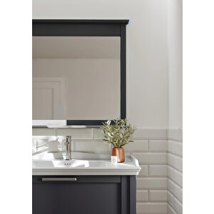Bastle 100 Cm Antrasit Banyo Dolabı Takımı