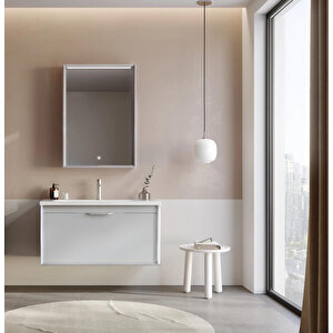 Clay 100 Cm Beyaz Banyo Dolabı Takımı