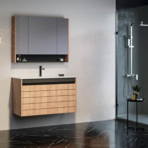 Ricato 100 Cm Kiraz Banyo Dolabı Takımı