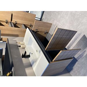Ricato 100 Cm Kiraz Banyo Dolabı Takımı