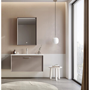 Clay 100 Cm Toprak Banyo Dolabı Takımı
