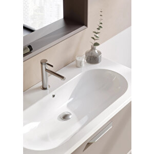 Orka Clay 100 Cm Toprak Banyo Dolabı Takımı