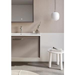 Orka Clay 100 Cm Toprak Banyo Dolabı Takımı