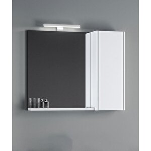 Orka Düden 80 Cm Beyaz Banyo Dolabı Takımı