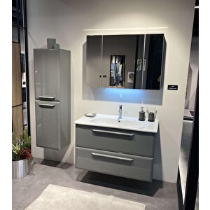Nuvola 100 Cm Kaşmir Banyo Dolabı Takımı