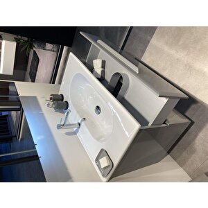 Nuvola 100 Cm Kaşmir Banyo Dolabı Takımı