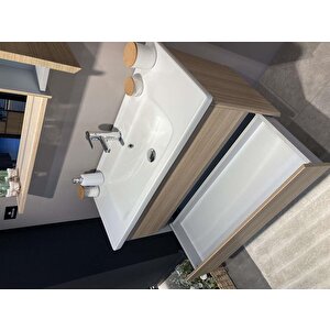 Düden 100 Cm Meşe Banyo Dolabı Takımı