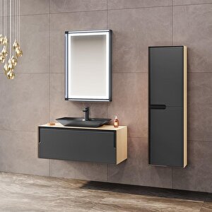 Craft 100 Cm Meşe Banyo Dolabı Takımı