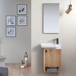 Begonya 55 Cm Legnona Banyo Dolabı Takımı