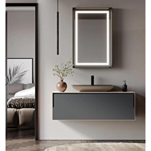 Craft 120 Cm Meşe Banyo Dolabı Takımı