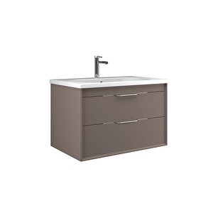 Clay 80 Cm Toprak Banyo Dolabı Takımı