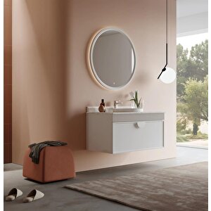 Molino 102 Cm Mat Kaşmir Lake Banyo Dolabı Takımı