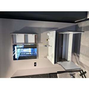 Lago 85 Cm Antrasit Banyo Dolabı Takımı