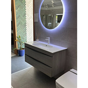 Orka Vento 100 Cm, Dublin, Banyo Dolabı Takımı (dokunmatik Sensörlü Ayna)