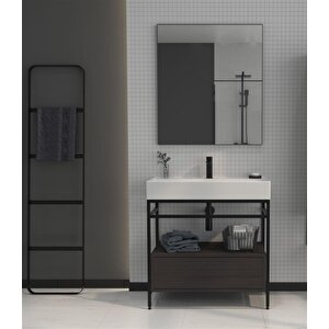 Vegas 80 Cm Antrasit Banyo Dolabı Takımı