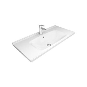 Orka Düden 100 Cm Beyaz Banyo Dolabı Takımı