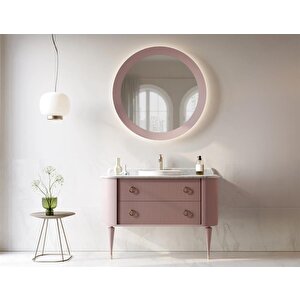 Felice 100 Cm Pudra Lake Banyo Dolabı Takımı