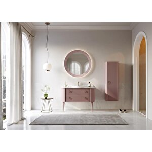 Orka Felice 100 Cm Pudra Lake Banyo Dolabı Takımı