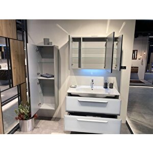 Nuvola 100 Cm Beyaz Banyo Dolabı Takımı