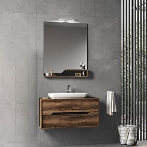 Galia 80 Cm Lidya Banyo Dolabı Takımı